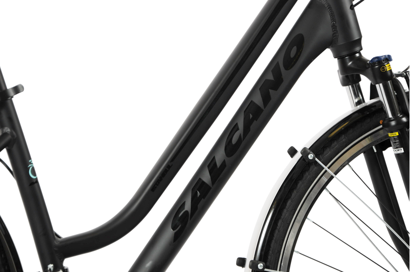 Salcano Istanbul Commuter Hybrid Bike Black-2