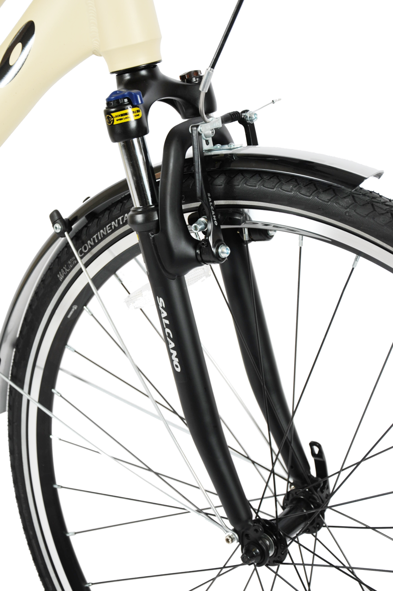 Salcano Istanbul Commuter Hybrid Bike Cream-2