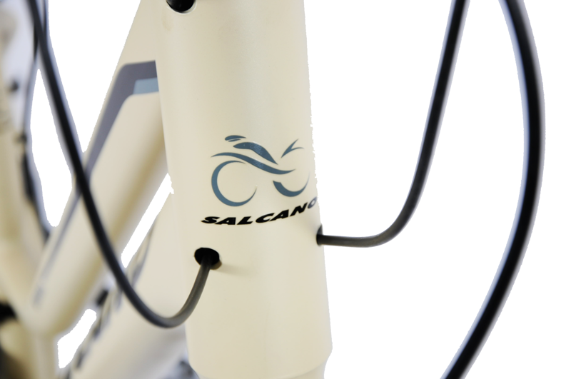 Salcano Istanbul Commuter Hybrid Bike Cream-5