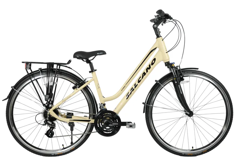 Salcano Istanbul Commuter Hybrid Bike Cream