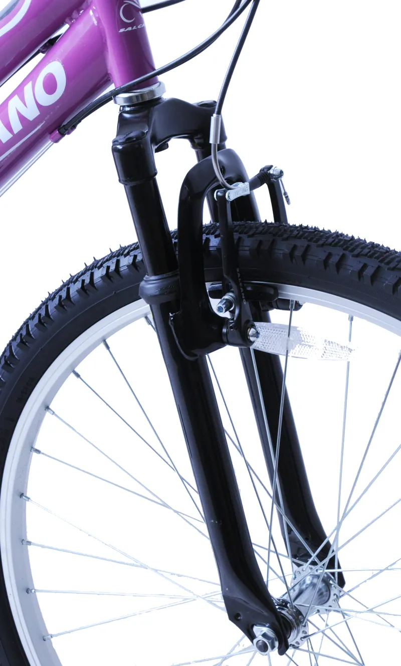 Salcano Shocker 26 Inch Wheel Mountain Bike Purple and White-1