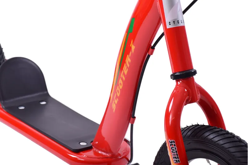 Professional Scoot-X 10 Inch Wheel Scooter Red-5