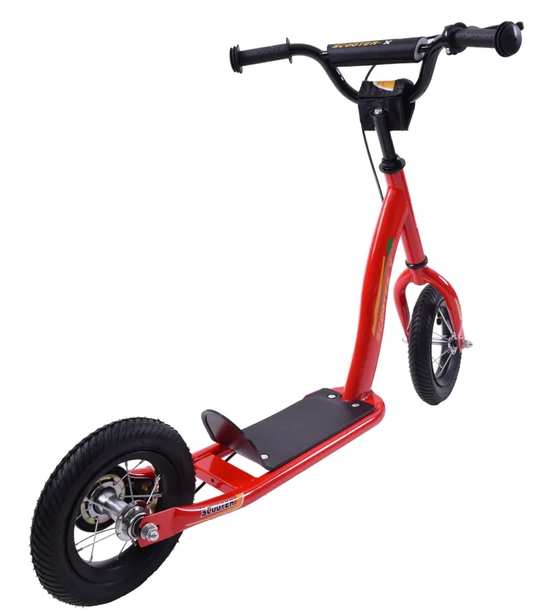 Professional Scoot-X 10 Inch Wheel Scooter Red-1