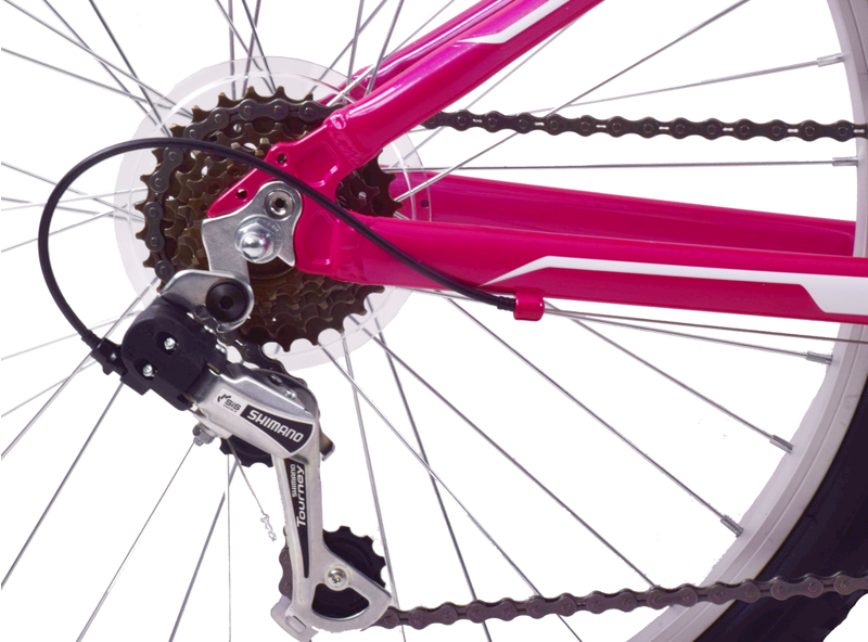 Ammaco Sienna 24 Inch Wheel Kids Mountain Bike Pink-5