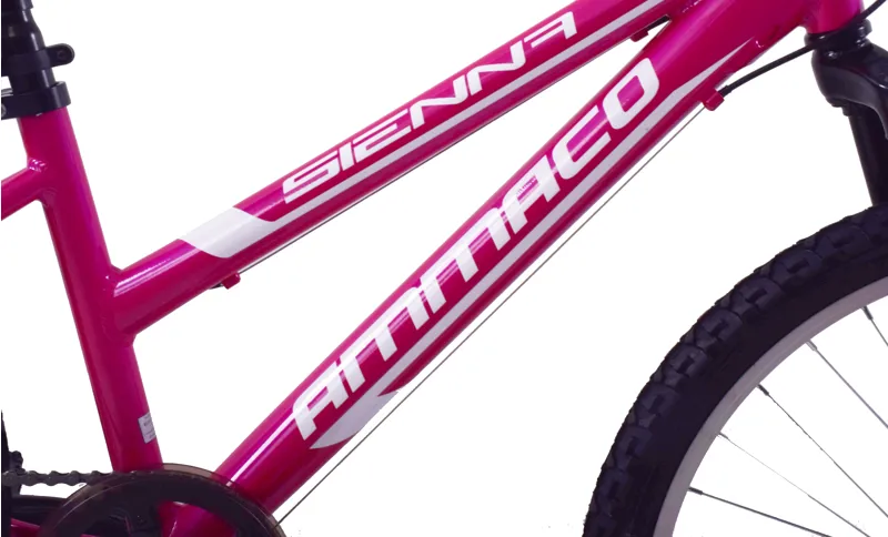 Ammaco Sienna 18 Inch Wheel Kids Mountain Bike Pink-2