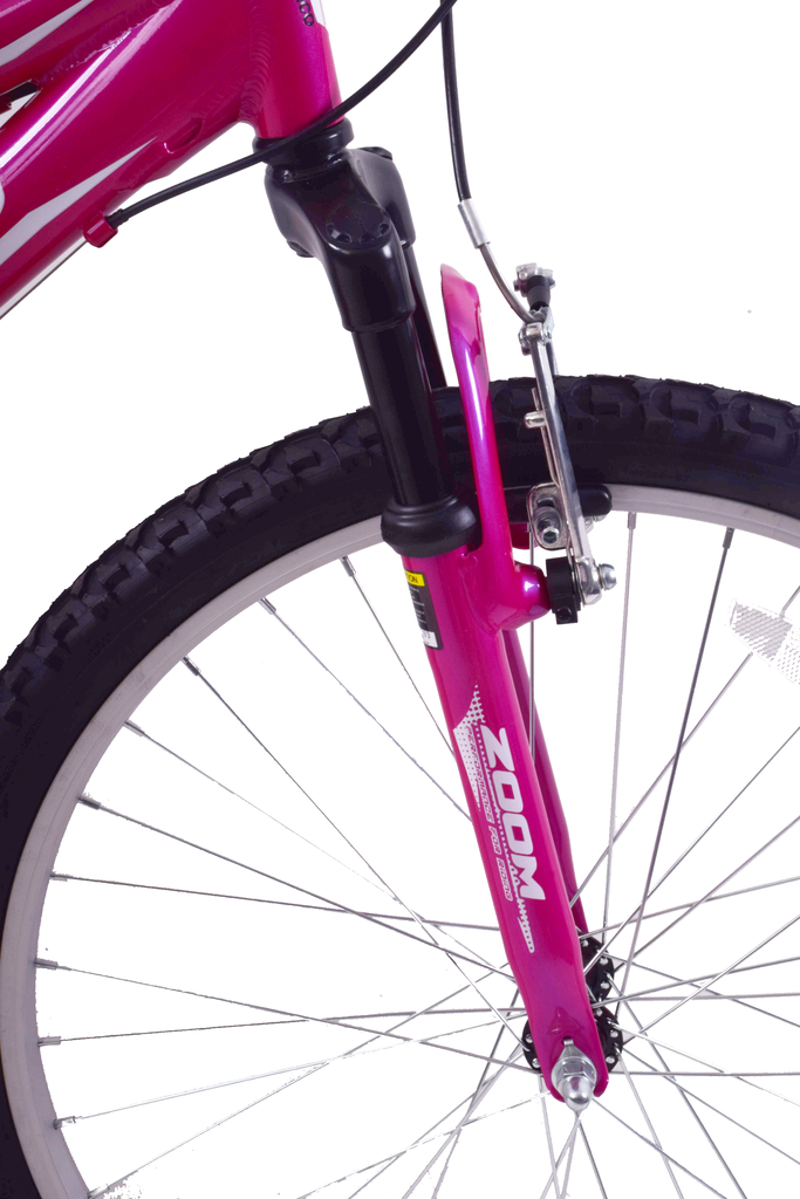 Ammaco Sienna 24 Inch Wheel Kids Mountain Bike Pink-2
