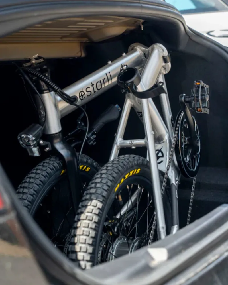 Estarli E20.9 20 Inch Electric Folding Bike UFO Silver-1