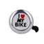 I Love My Bike Bell Silver