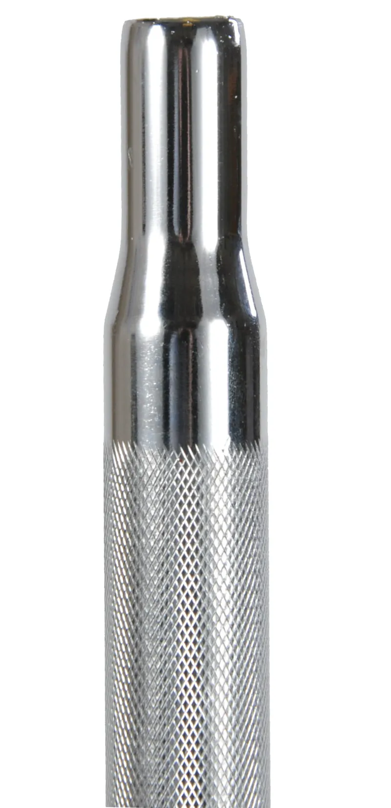Seatpost 28.6mm Knurled 300mm Chrome-2