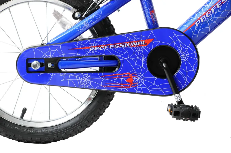 Professional Spider 16 Inch Wheel Kids Bike Blue-3