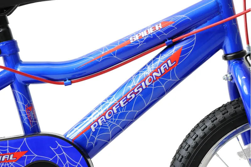 Professional Spider 16 Inch Wheel Kids Bike Blue-2