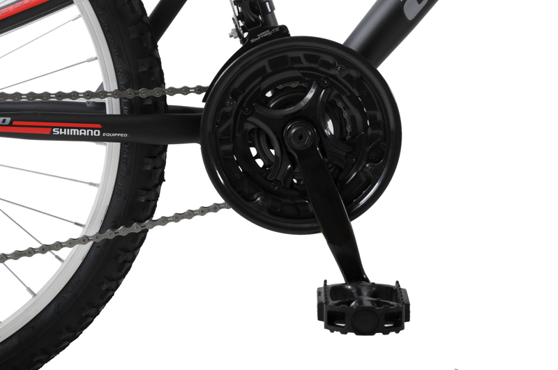 Ammaco Summit 24 Inch Wheel Kids Mountain Bike Black-5