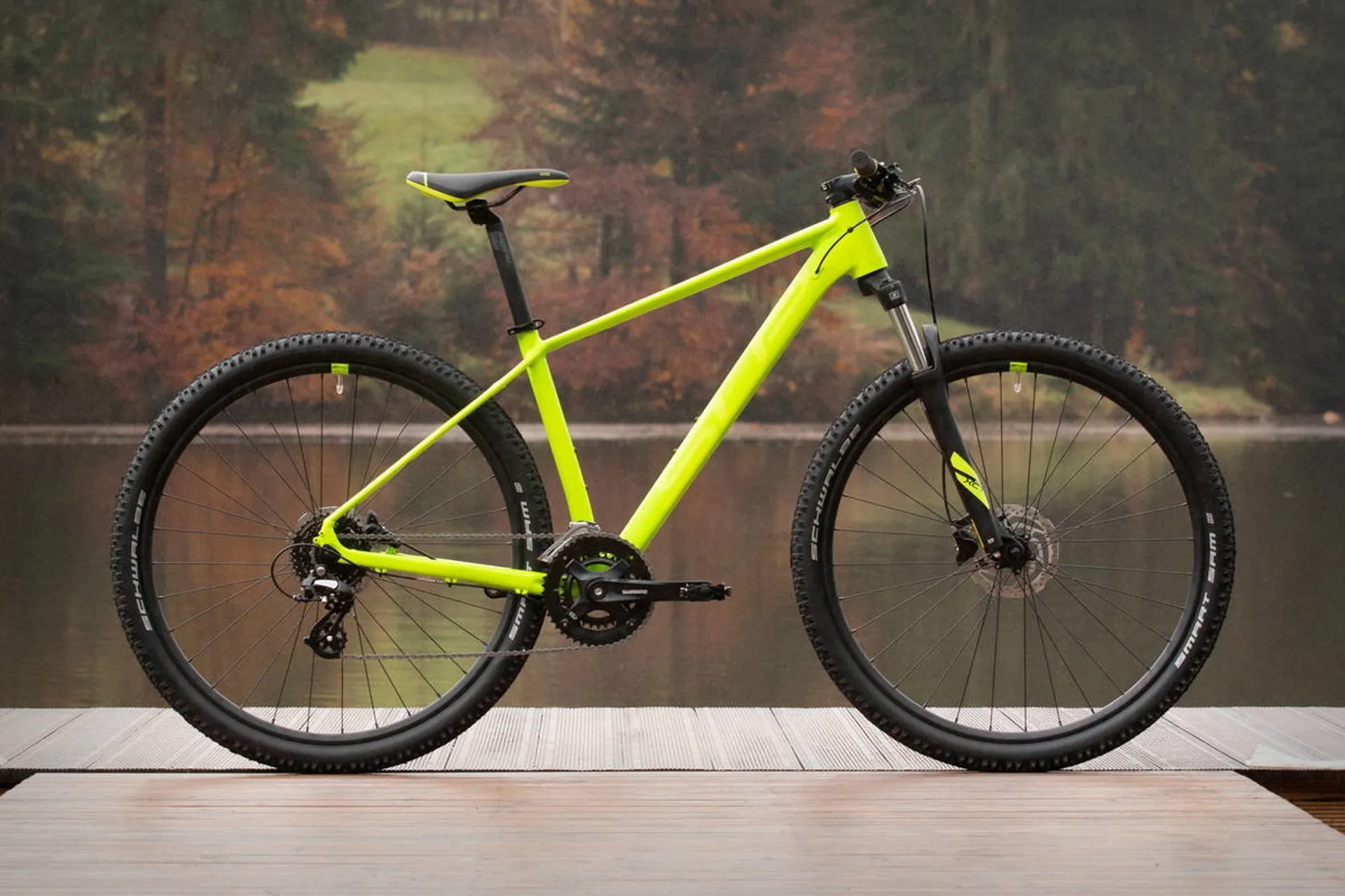 Superior XC 819 Mountain Bike Lime Yellow