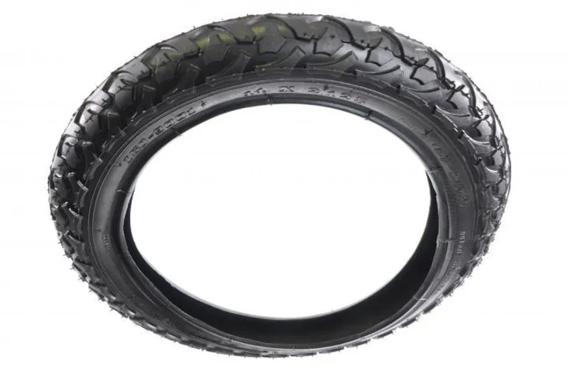 14 x 2.125 Mountain Bike Tractor Tyre Black-1