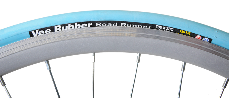 Vee Rubber Road Runner 700 x 23c Folding Tyre Blue-2