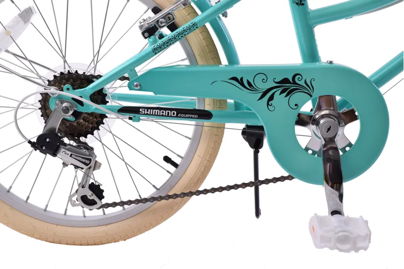 Ammaco Tiffany 20 Inch Wheel Heritage Kids Bike Green-7