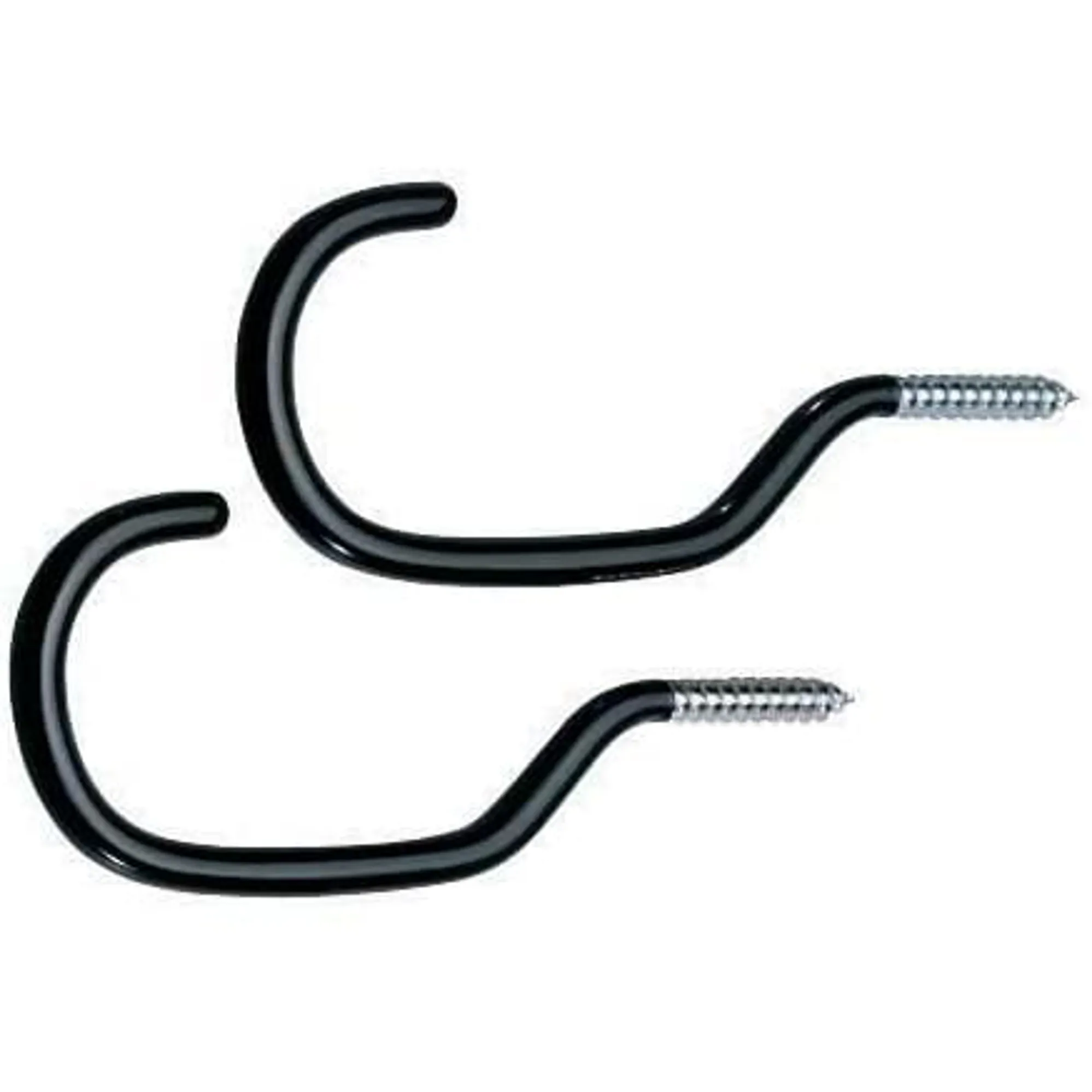 PVC Coated Storage Hooks Black