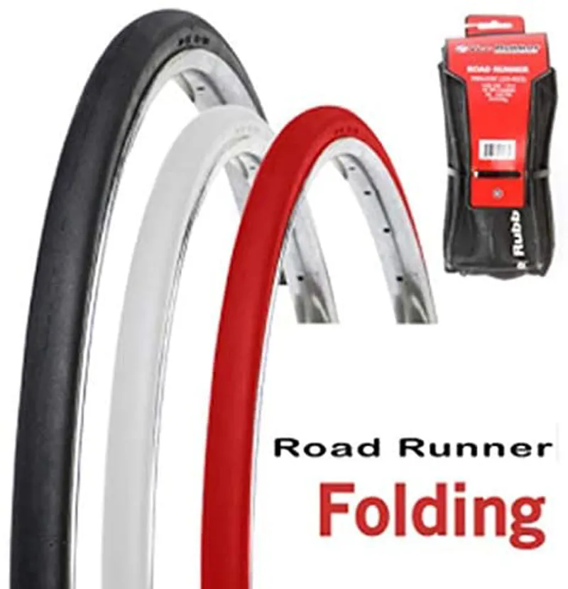 Vee Rubber Road Runner 700 x 23c Folding Tyre Red-1