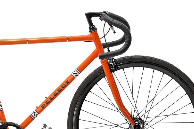 Peugeot LU01 Legend Fixie 700c Sports Hybrid Bike Orange-6