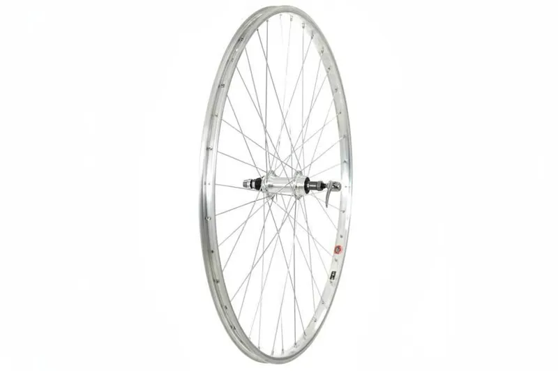 Raleigh 26 x 1 75 Rear Wheel Silver Screw On Q/R