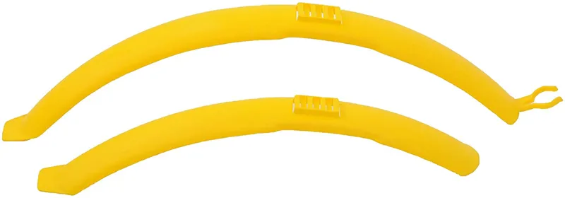 Polisport 26 Clip On Mudguards Yellow