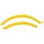 Polisport 26 Clip On Mudguards Yellow