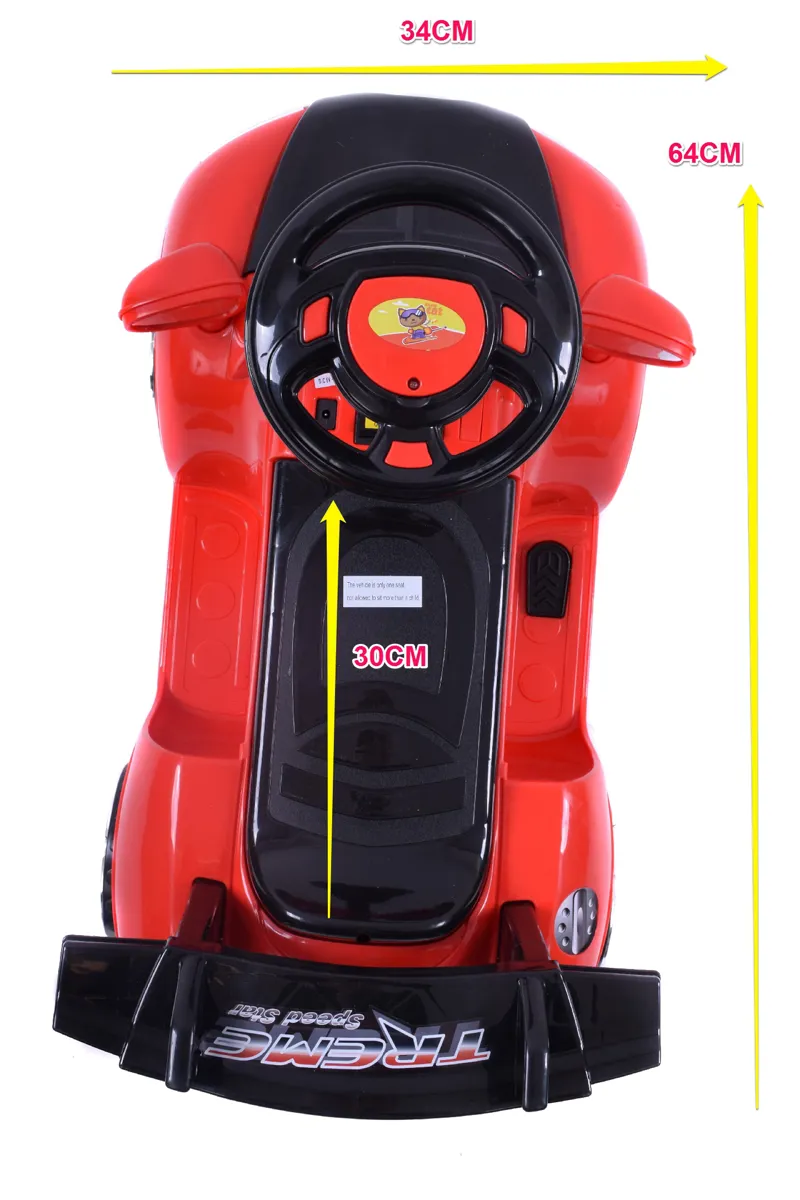 Electric Ride On Sports Car Red-4