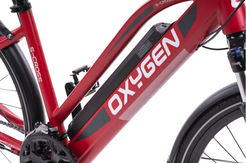 Oxygen S-Cross ST  Electric Bike 13Ah Red-5