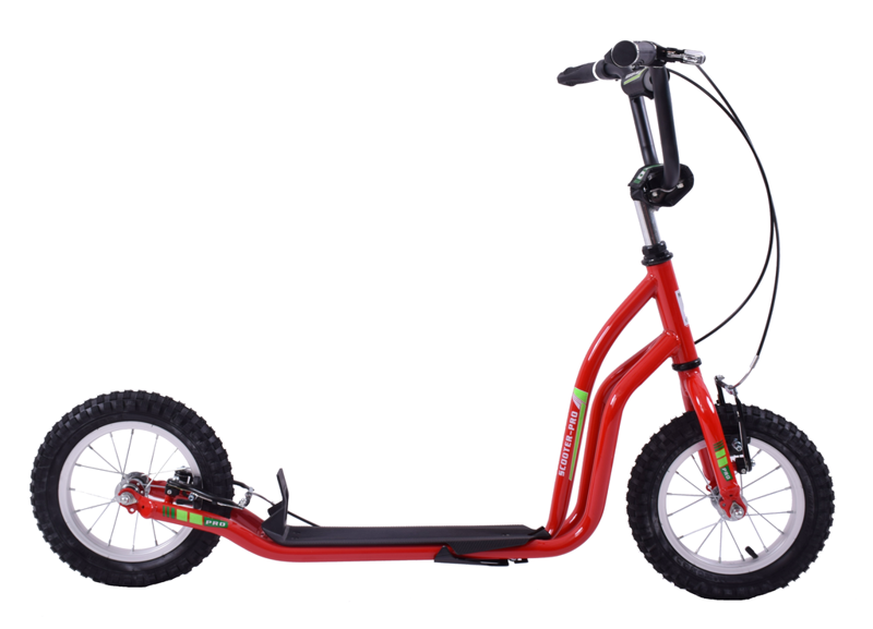  Professional Scoot-Pro 12 Inch Wheel Scooter Red-4