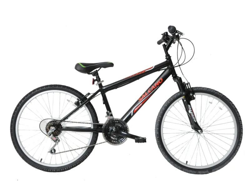 Salcano Shocker 24 inch Wheel Kids Mountain Bike Black and Red