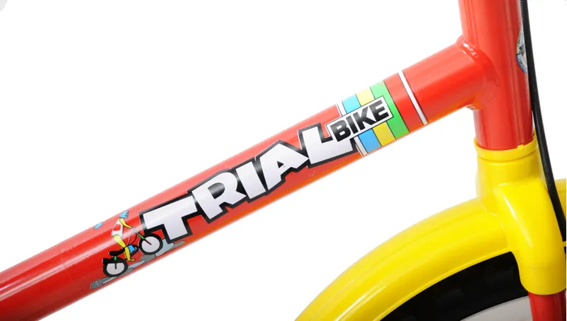 Trail 14 Inch Wheel Kids Bike Red Yellow and Blue-2