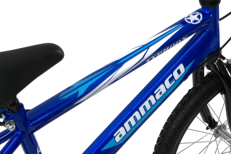 Ammaco Typhoon 20 Inch Kids Mountain Bike Blue-1