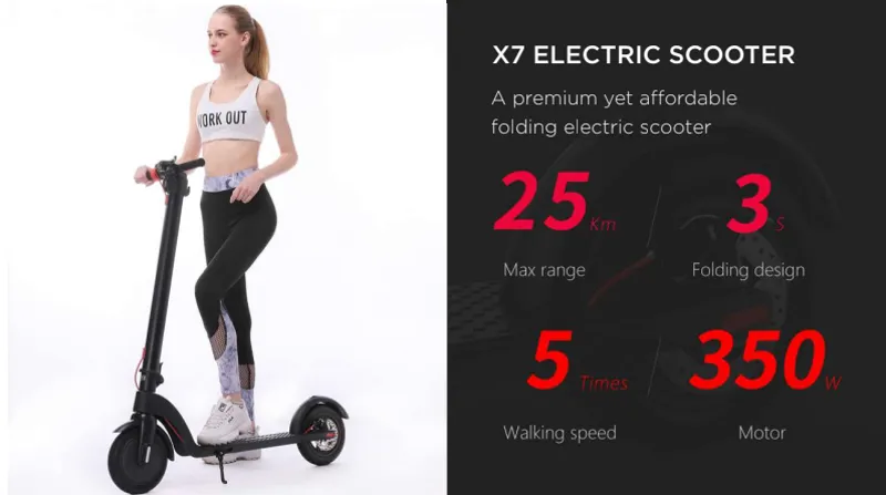 Decent X7 E-Scooter 350w Folding-6