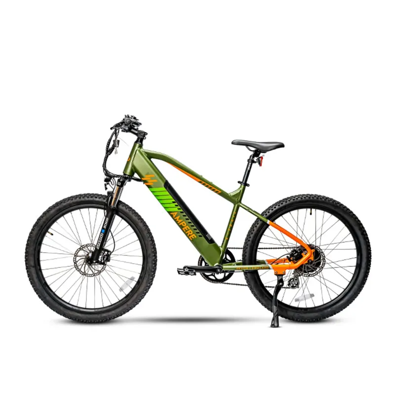 Ampere X-Trail 27.5 Inch Wheel Electric  Bike Green 10Ah-1