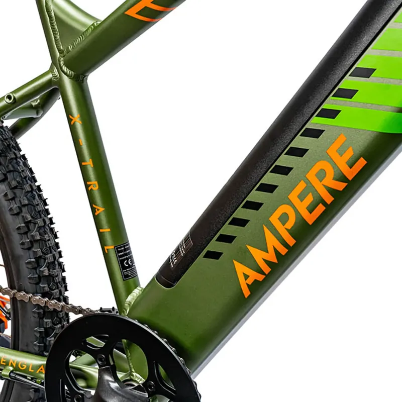 Ampere X-Trail 29er Wheel Electric  Bike Green 10Ah-3